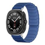 For Samsung Galaxy Watch Ultra / Ultra 2025 xDfind Magnetic Silicone Watch Band(Navy Blue)