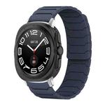 For Samsung Galaxy Watch Ultra / Ultra 2025 xDfind Magnetic Silicone Watch Band(Midnight Blue)