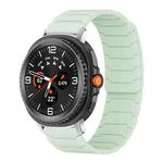 For Samsung Galaxy Watch8 / 8 Classic xDfind Magnetic Silicone Watch Band(Mint Green)