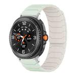 For Samsung Galaxy Watch8 / 8 Classic xDfind Magnetic Silicone Watch Band(Mint Green Starlight)