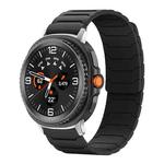 For Samsung Galaxy Watch8 / 8 Classic xDfind Magnetic Silicone Watch Band(Black)