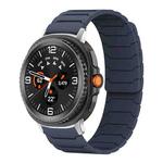 For Samsung Galaxy Watch8 / 8 Classic xDfind Magnetic Silicone Watch Band(Midnight Blue)