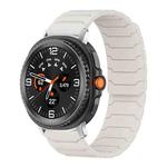 For Samsung Galaxy Watch8 / 8 Classic xDfind Magnetic Silicone Watch Band(Starlight)