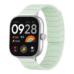 For Xiaomi Smart Band 9 Pro/8 Pro/Redmi Watch 5/4 xDfind Magnetic Silicone Watch Band(Mint Green)