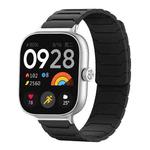 For Xiaomi Smart Band 9 Pro/8 Pro/Redmi Watch 5/4 xDfind Magnetic Silicone Watch Band(Black)