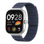 For Xiaomi Smart Band 9 Pro/8 Pro/Redmi Watch 5/4 xDfind Magnetic Silicone Watch Band(Midnight Blue)