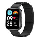 For Redmi Watch 3 Active / Watch 3 Lite xDfind Magnetic Silicone Watch Band(Black)