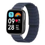 For Redmi Watch 3 Active / Watch 3 Lite xDfind Magnetic Silicone Watch Band(Midnight Blue)