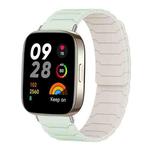 For Redmi Watch 3 xDfind Magnetic Silicone Watch Band(Mint Green Starlight)