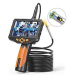 TESLONG NTS300 5 Inch Large Screen Industrial Endoscope Auto Repair Tools, Model:Rotating 8.5mm Dual Lens / 5m