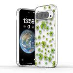 For Google Pixel 9 Electroplated Symphony Phone Case(Four-leaf-clover)