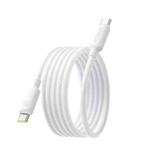 Baseus Foamed Silicone Magnetic 100W Type-C to Type-C Fast Charging Cable, Length: 1m(White)