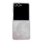 For Samsung Galaxy Z Flip7 5G Transparent Edge PC Folding Phone Case(Glacier)