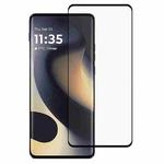 For Motorola Edge Full Glue 9H HD 3D Curved Edge Tempered Glass Film(Black)