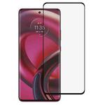 For Motorola Edge 30 Fusion Full Glue 9H HD 3D Curved Edge Tempered Glass Film(Black)