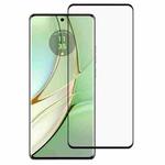 For Motorola Edge 40 Full Glue 9H HD 3D Curved Edge Tempered Glass Film(Black)