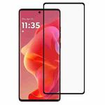 For Motorola Moto G85 Full Glue 9H HD 3D Curved Edge Tempered Glass Film(Black)