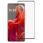 For Motorola S50 Neo Full Glue 9H HD 3D Curved Edge Tempered Glass Film(Black)