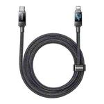 REMAX CB09 PD30W Type-C to 8 Pin Marquee Braided Fast Charging Data Cable, Length: 1.2m(Black)
