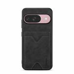 For Google Pixel 10 Pro / Pixel 10 Denior D06 PU Back Cover Card Slot Holder Phone Case(Black)