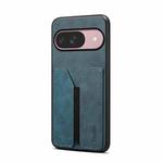 For Google Pixel 10 Pro / Pixel 10 Denior D07 DV Elastic Card Slot PU Back Cover Phone Case(Blue)
