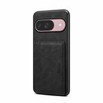 For Google Pixel 10 Pro / Pixel 10 Denior D08 PU Single Card Slot Holder Phone Case(Black)