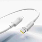 Baseus Foamed Silicone 20W Type-C to 8 Pin Fast Charging Cable, Length: 2m(White)