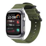 For Huawei Watch D2 xDfind Ring Buckle Nylon Canvas Watch Band(Army Green)