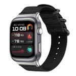 For Huawei Watch D2 xDfind Ring Buckle Nylon Canvas Watch Band(Black)