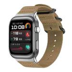 For Huawei Watch D2 xDfind Ring Buckle Nylon Canvas Watch Band(Khaki)