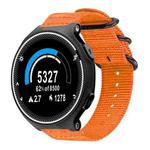 For Garmin Forerunner 235/220/620/630 xDfind Ring Buckle Nylon Canvas Watch Band(Orange)