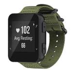 For Garmin Forerunner 35 / 30 / 35J xDfind Ring Buckle Nylon Canvas Watch Band(Army Green)