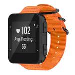 For Garmin Forerunner 35 / 30 / 35J xDfind Ring Buckle Nylon Canvas Watch Band(Orange)
