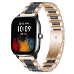 20mm xDfind Three Beads Metal Resin Watch Band(Rose Gold Blue)