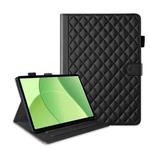 For OPPO Pad SE 11 inch Rhombus Lattice Leather Tablet Case(Black)