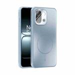 For OnePlus 13T ABEEL Heat Dissipation Frosted MagSafe Phone Case with Lens Film(Light Blue)