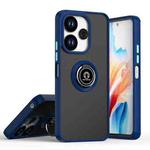 For Redmi 13 4G / Note 13R 5G Q Shadow 1 Series TPU + PC Phone Case with Ring(Royal Blue)