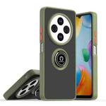 For Redmi 14C 4G Q Shadow 1 Series TPU + PC Phone Case with Ring(Army Green)