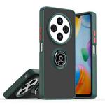 For Redmi 14C 4G Q Shadow 1 Series TPU + PC Phone Case with Ring(Dark Green)