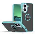 For Redmi A5 4G 171.7mm Q Shadow 1 Series TPU + PC Phone Case with Ring(Sky Blue)