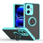 For Redmi Note 12 5G Global Q Shadow 1 Series TPU + PC Phone Case with Ring(Sky Blue)