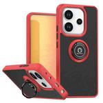 For Redmi Note 14 4G 164.84mm Q Shadow 1 Series TPU + PC Phone Case with Ring(Red)