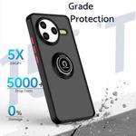 For Redmi K80 / Poco F7 Pro Q Shadow 1 Series TPU + PC Phone Case with Ring(Red)