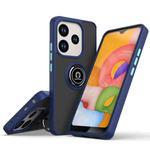 For Redmi Note 14 4G 163.25mm Q Shadow 1 Series TPU + PC Phone Case with Ring(Royal Blue)