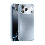 For iPhone 17 Pro Max ABEEL Heat Dissipation Frosted MagSafe Phone Case with Lens Film(Light Blue)