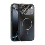For iPhone 17 Pro ABEEL Heat Dissipation Frosted MagSafe Phone Case with Lens Film(Black)