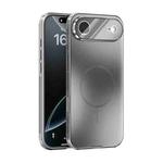 For iPhone 17 Air ABEEL Heat Dissipation Frosted MagSafe Phone Case with Lens Film(Silver)