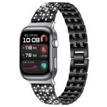 For Huawei Watch D2 xDfind Five Beads Full Diamond Metal Watch Band(Black)
