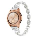 22mm xDfind Diamond Stainless Steel Watch Band(Silver)