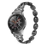 22mm xDfind Diamond Stainless Steel Watch Band(Black)